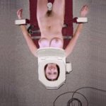 A human toilet