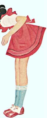 Betty's red dress