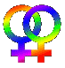 animated lesbian symbol
