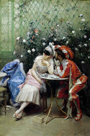 Federico Madrazo Two People Sitting (Title Unknown)
