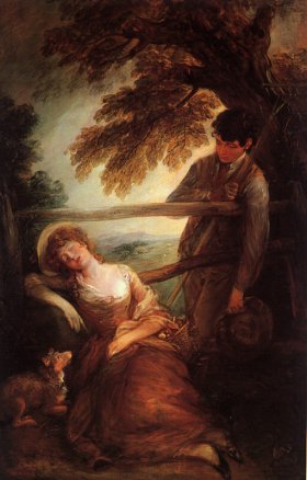 Gainsborough, Haymaker and the Sleeping Girl, Boston Museum of Art , late 1780s 