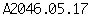 Conversion date A2046.05.17
