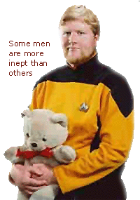 star trek man with teddy bear